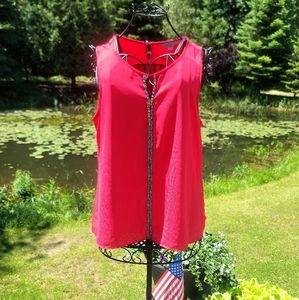 Beautiful beaded Red, Size Large, Valerie Stevens.